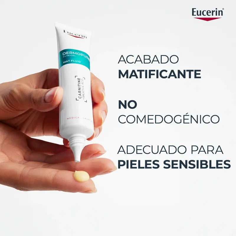 Eucerin Dermopure Mattierendes Feuchtigkeits-Gesichtsfluid, 50 ml