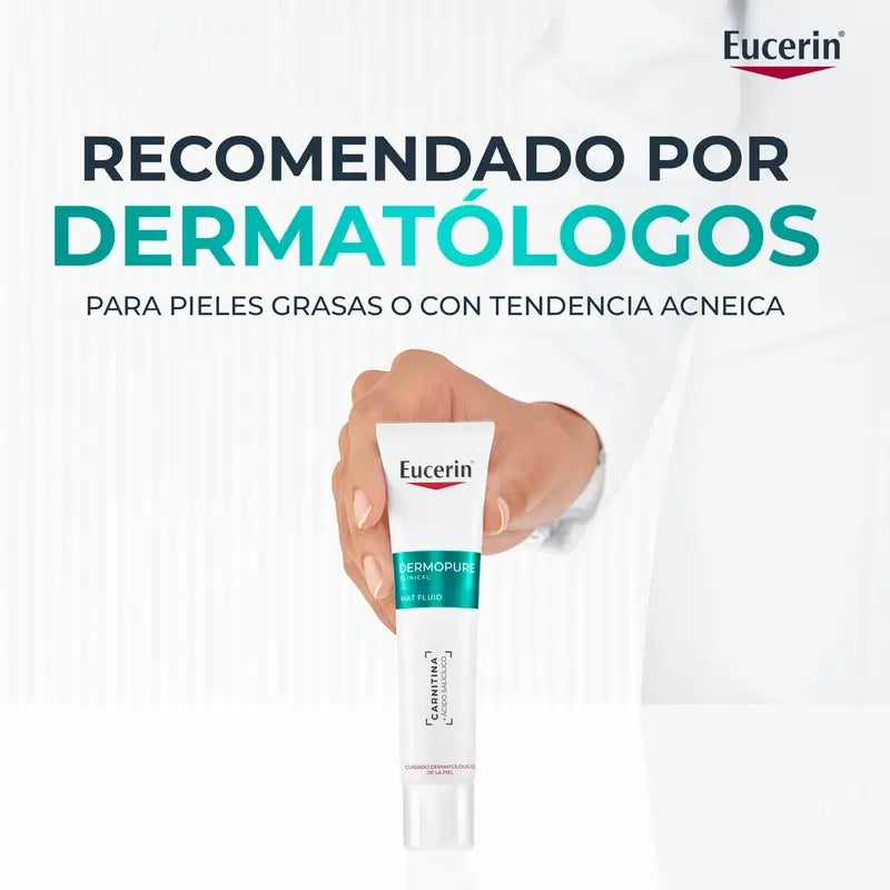 Eucerin Dermopure Mattierendes Feuchtigkeits-Gesichtsfluid, 50 ml