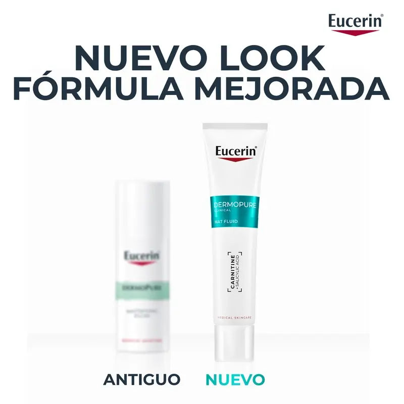 Eucerin Dermopure Mattierendes Feuchtigkeits-Gesichtsfluid, 50 ml