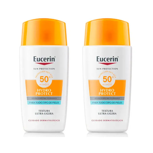 Eucerin Duplo Solar Gesicht Hydro Protect Fluid Spf50+, 2 x 50 Ml