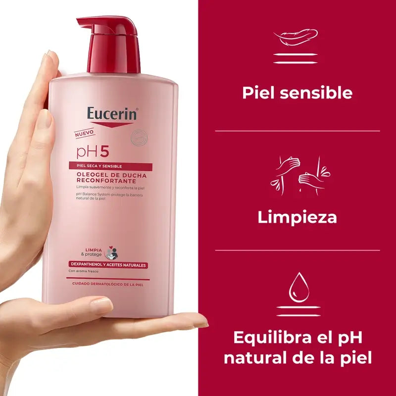 Eucerin Oleogel Wohltuendes Duschgel , 1000 ml