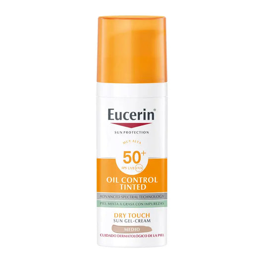 Eucerin Facial Sun Oil Control Dry Touch SPF50+ Colour