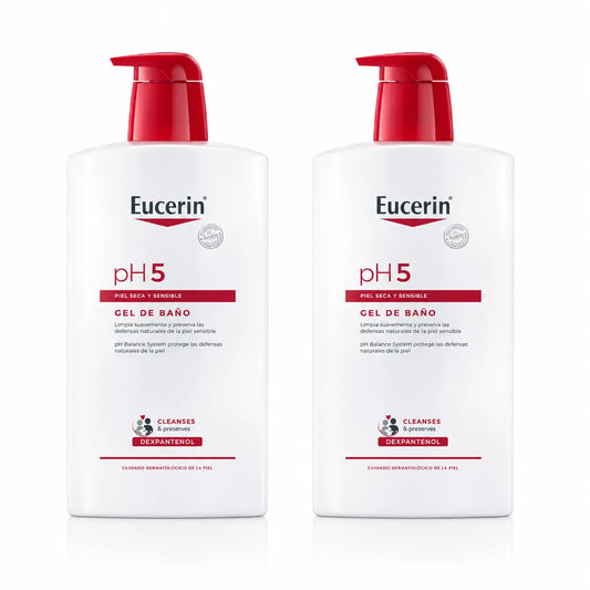 Eucerin Ph5 Badegel, 1000ml, 2er-Pack
