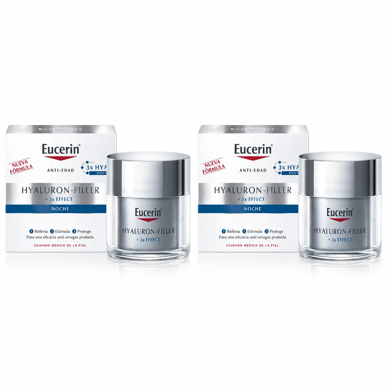 Eucerin Hyaluron Gesichtsauffüller 3X Nachteffekt 50Ml, 2er Pack