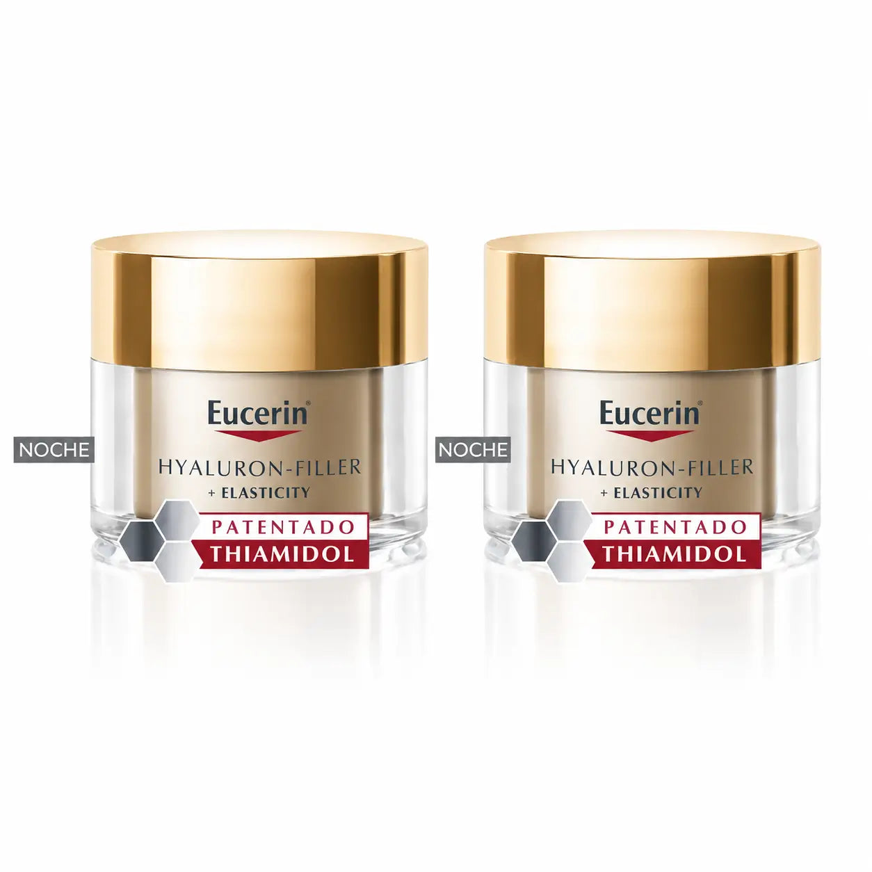 Eucerin Hyaluron Filler + Elastizität Hyaluronsäure Nachtcreme 50ml, 2er Pack