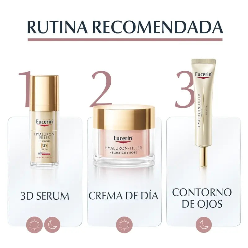Eucerin Hyaluron Filler + Elastizität Rosé Tagescreme SPF30 50 ml