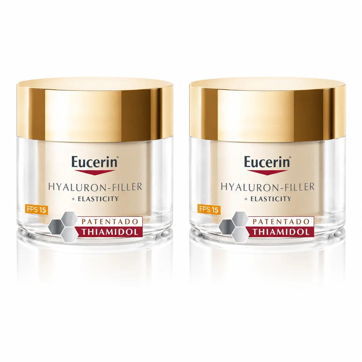 Eucerin Hyaluron Filler + Elastizität Tag Spf 15, 50 ml, Packung 2
