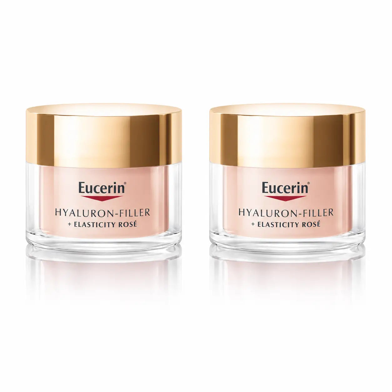 Eucerin Hyaluron Filler + Elastizität Rosé Tagescreme Fps30 50ml, Packung 2