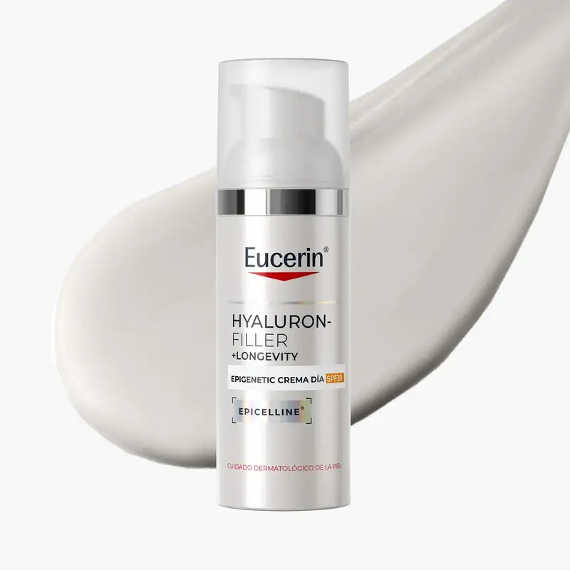 Eucerin Hyaluron-Filler + Longevity Epigenetic Tagescreme LSF 30, 50 ml