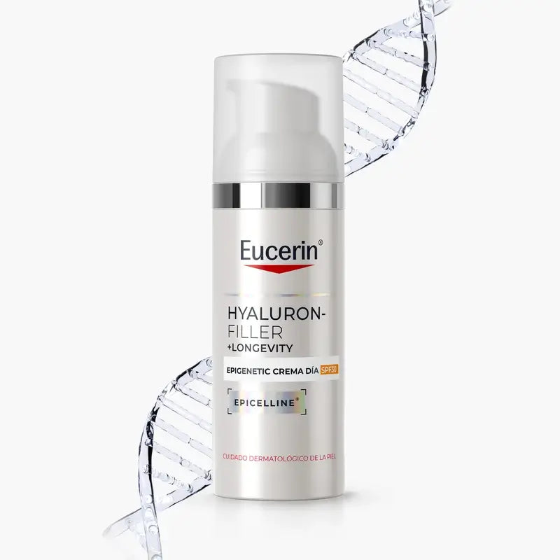 Eucerin Hyaluron-Filler + Longevity Epigenetic Tagescreme LSF 30, 50 ml
