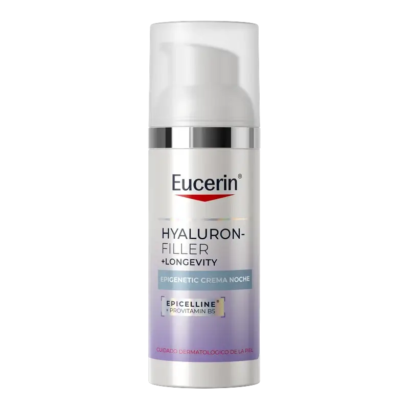 Eucerin Hyaluron-Filler + Longevity Epigenetic Nachtcreme, 50 ml