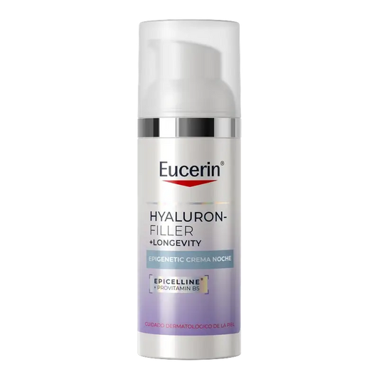 Eucerin Hyaluron-Filler + Longevity Epigenetic Nachtcreme, 50 ml