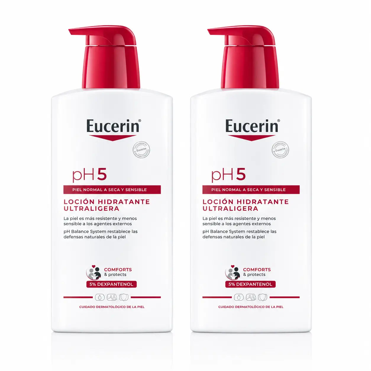Eucerin Ph5 Ultraleichte Lotion, 1000ml, Packung 2