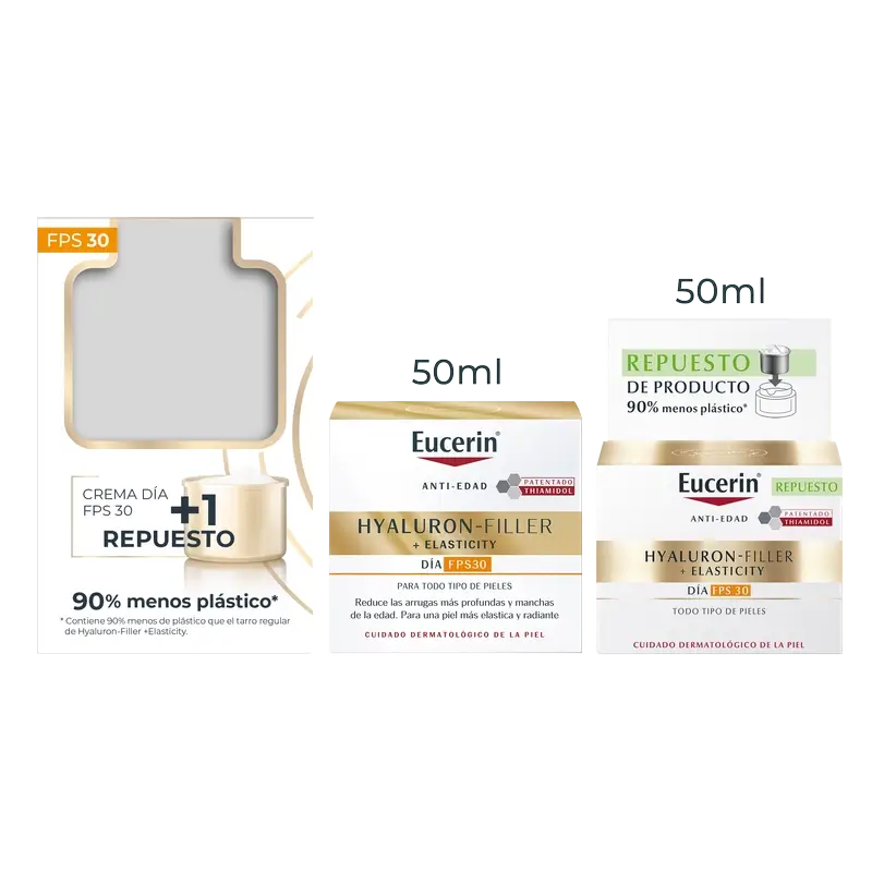 Eucerin Anti-Ageing Elasticity Day Pack Fps 30, 50 ml+ Nachfüllpackung, 50 ml