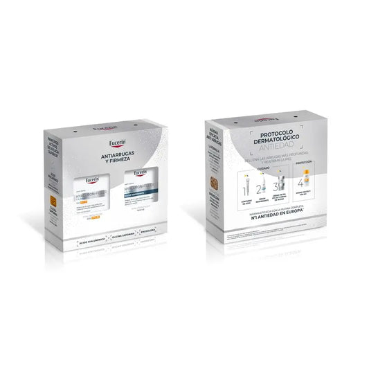 Eucerin Pack Anti-Ageing Hyaluron-Filler Day Cream Fps 30 50Ml + Night Cream 50Ml