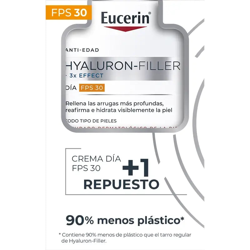 Eucerin Anti-Ageing Pack Hyaluron Filler Day Fps30, 50 ml + Nachfüllpackung, 50 ml