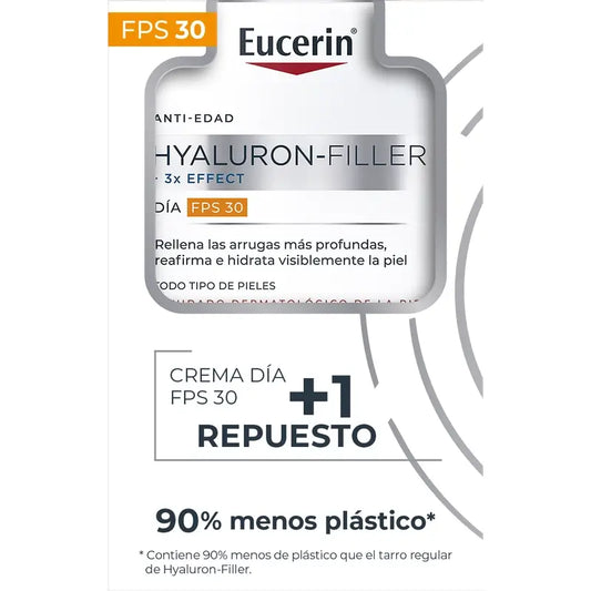 Eucerin Anti-Ageing Pack Hyaluron Filler Day Fps30, 50 ml + Nachfüllpackung, 50 ml