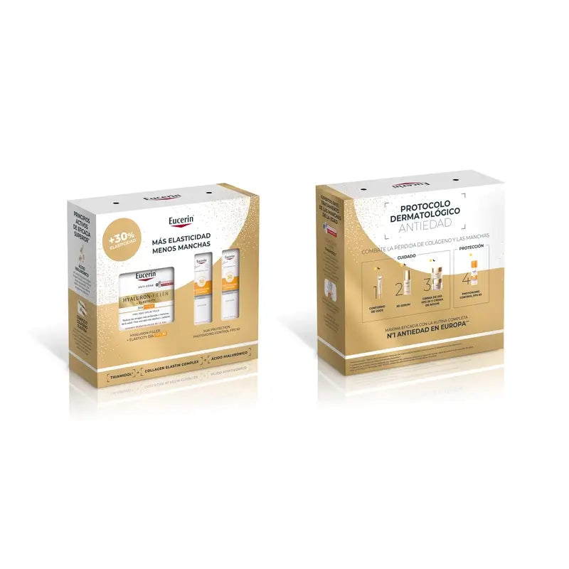 Eucerin Anti-Ageing Pack Hyaluron-Filler Elastizität Tag Fps 30 50Ml + 2 Minis Photoaging Control Fps 50+ 2X5Ml