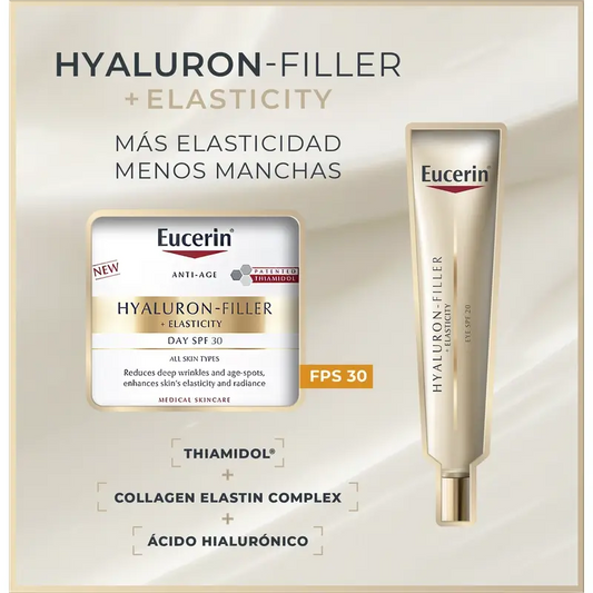 Eucerin Pack Hyaluron Filler Elastizität Tagescreme Spf30 50Ml + Augenkontur 15Ml