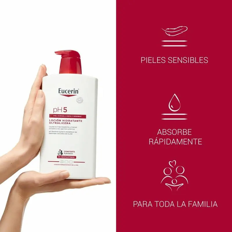 Eucerin Ph5 Ultraleichte Lotion, 1000 ml