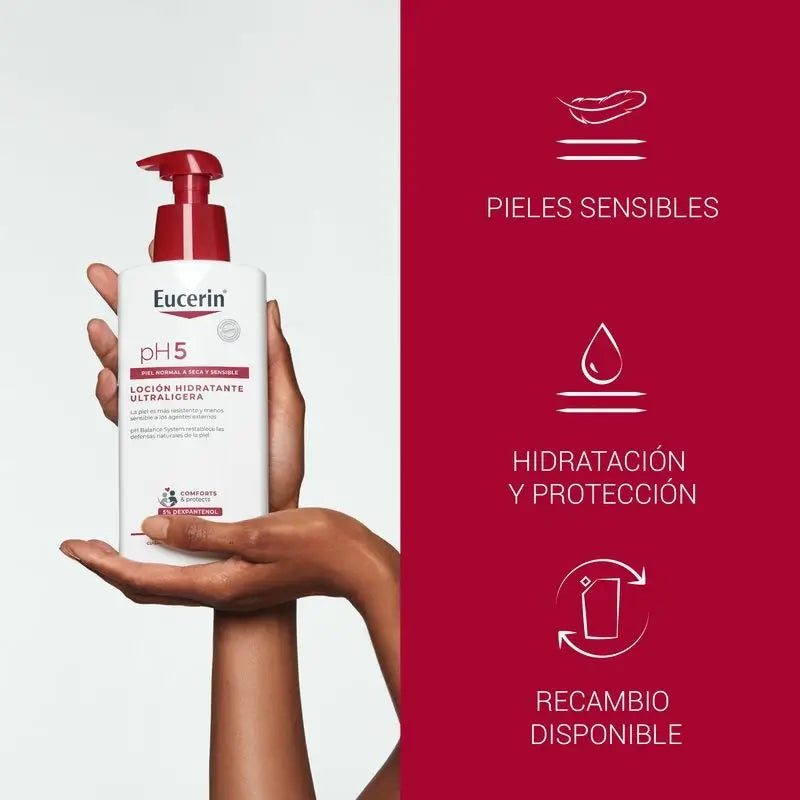 Eucerin Ph5 Ultraleichte Lotion, 400 ml