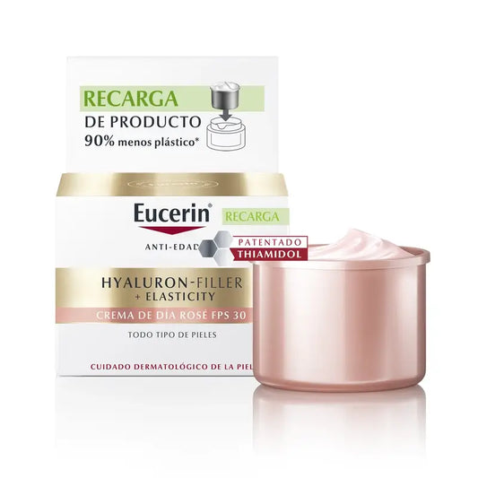 Eucerin Refill Tagescreme Rosé Hyaluron Filler Elastizität , 50 ml