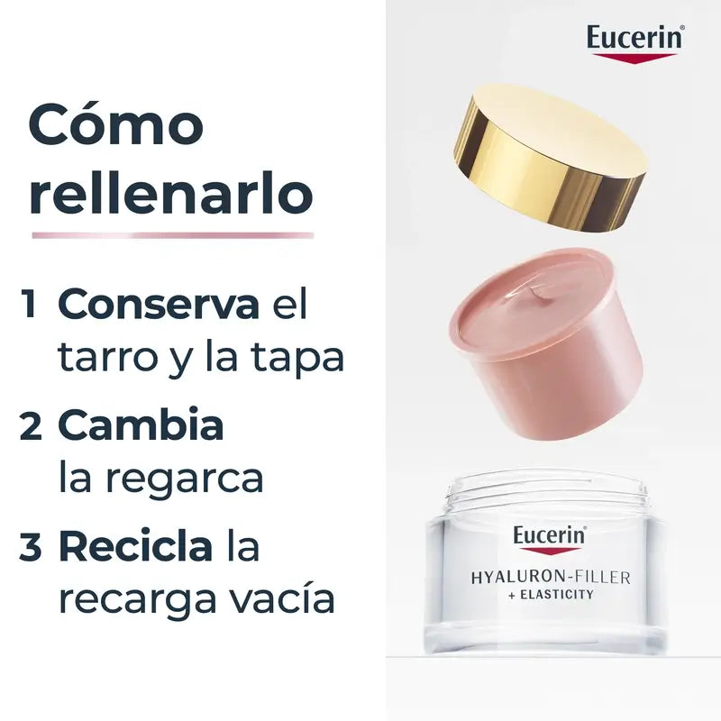 Eucerin Refill Tagescreme Rosé Hyaluron Filler Elastizität , 50 ml