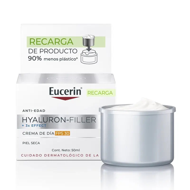 Eucerin Refill Tagescreme Spf30 Hyaluron Filler, 50 ml