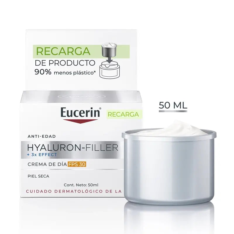 Eucerin Refill Tagescreme Spf30 Hyaluron Filler, 50 ml