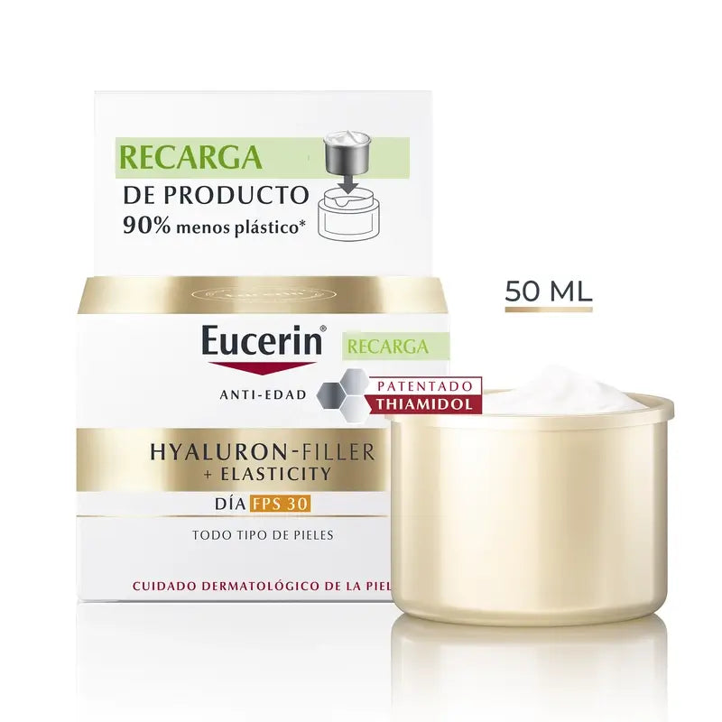 Eucerin Refill Tagescreme Spf30 Hyaluron Filler Elastizität , 50 ml
