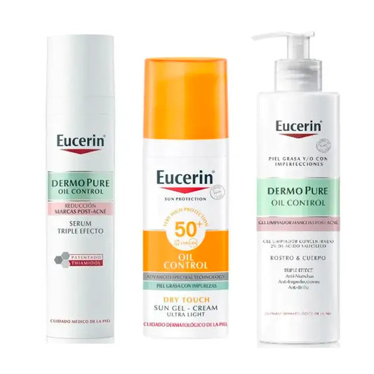 Eucerin Akne Gesicht Routine