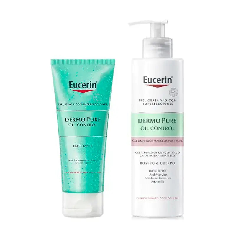Eucerin Reinigungsroutine für fettige Haut