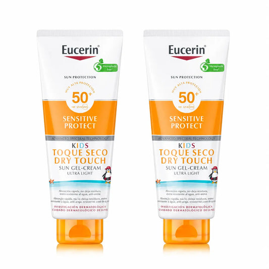 Eucerin Solar Kids Sensitive Protect Gel Creme Spf50+ , 400 ml , Packung 2