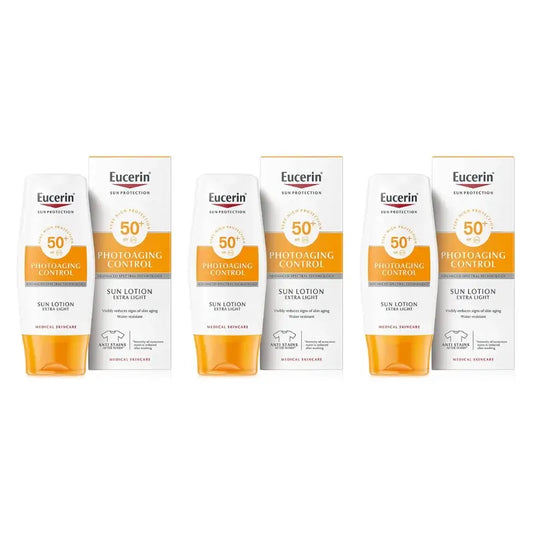 Eucerin Sonnenlotion Photoaging Control Spf50, 3X150 Ml