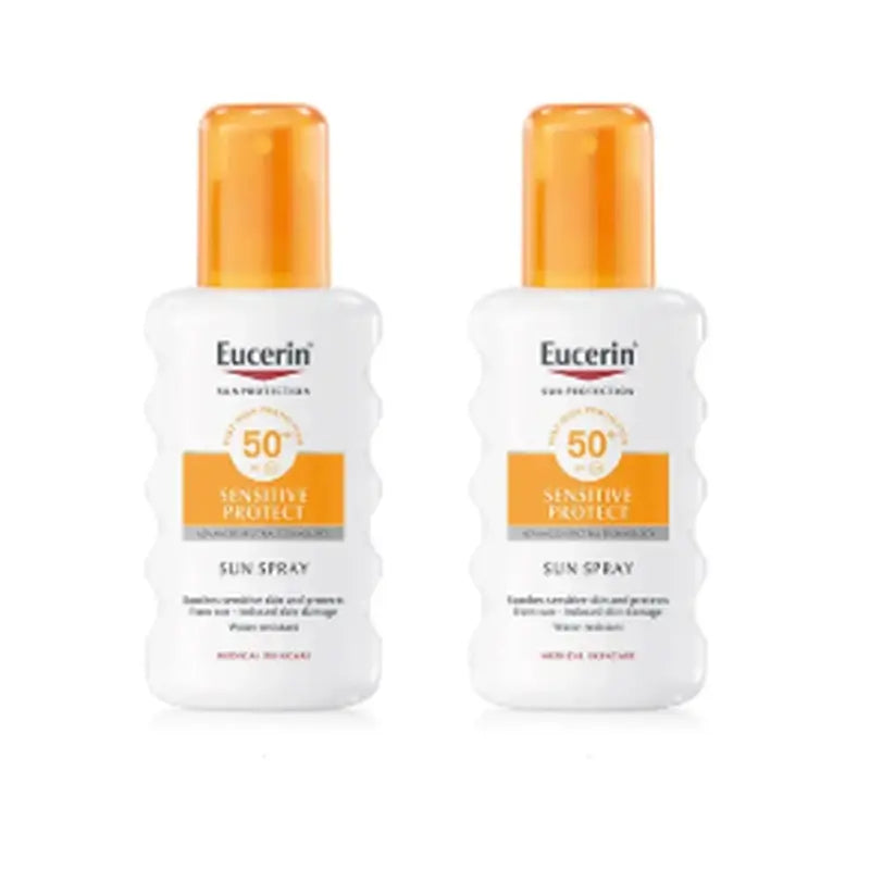 Eucerin Solar Sensitive Protect Sonnenspray SPF50, 2x200 ml