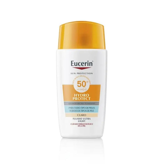 Eucerin Sun Face Hydro Protect Fluid SPF50+Getöntes Licht, 50 ml
