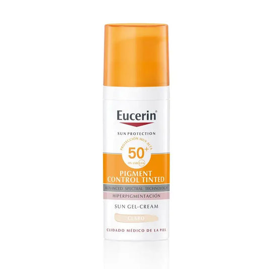 Eucerin Sun Face Pigment Control Fluid Fps50+ Getöntes Licht, 50 ml
