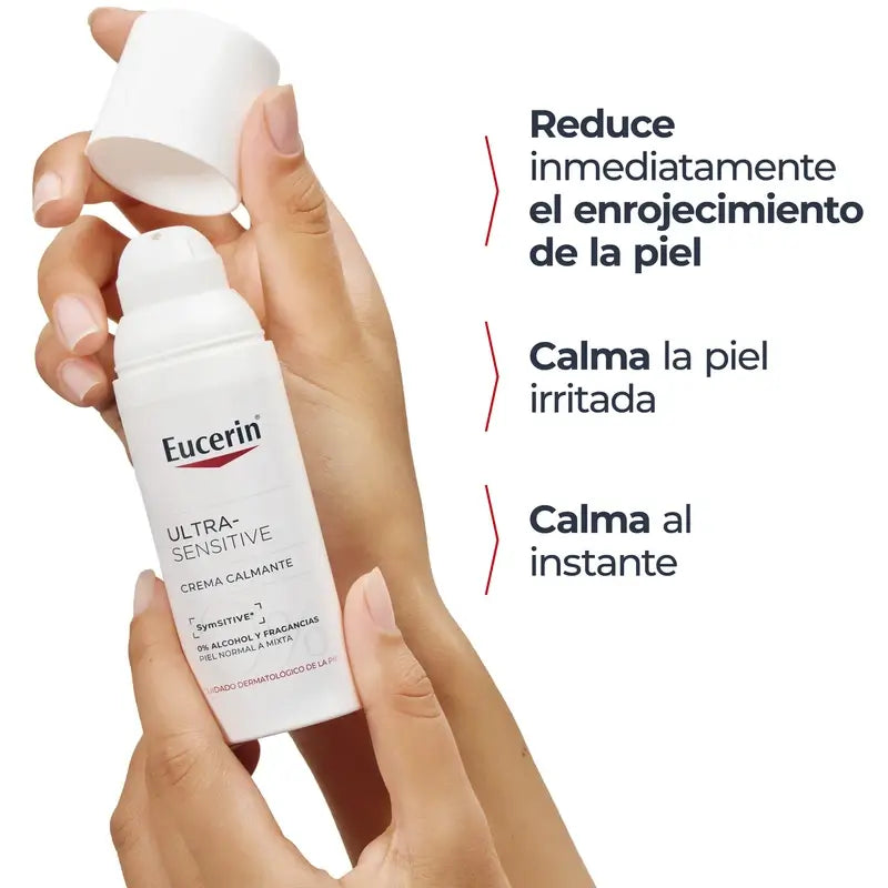 Eucerin Ultra-Sensitive Beruhigende Creme für normale bis Mischhaut, 50 ml