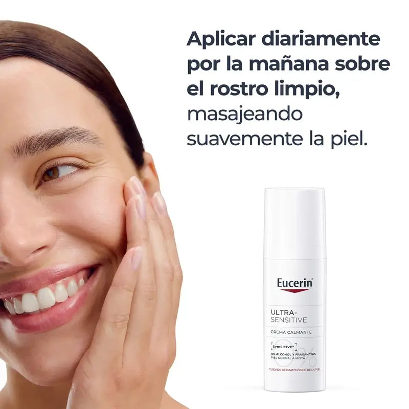 Eucerin Ultra-Sensitive Beruhigende Creme für normale bis Mischhaut, 50 ml