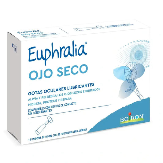 Euphralia Dry Eye Lubricant Augentropfen, 15 Unidosen