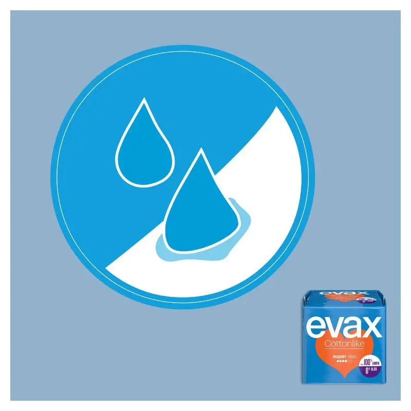 Evax Cottonlike Super Pads mit Flügeln 12 Stück