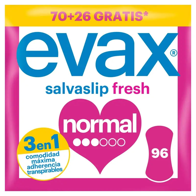 Evax Normal, Kein Geruch System, 96 Einheiten Slipeinlagen