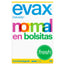 Evax Salvaslip Normal Panty Liner Protegeslips Fresh, 40 pieces