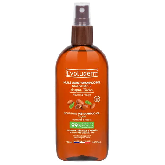 Evoluderm Argan Divin Pflegendes Pre-Shampoo Öl, 150 ml