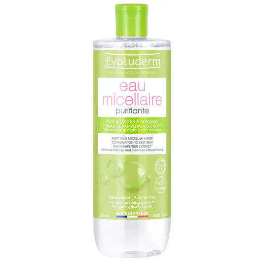 Evoluderm Micellar Water für Mischhaut, 500 ml