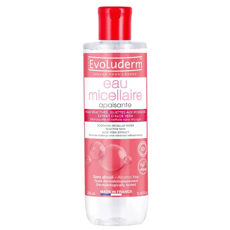 Evoluderm Micellar Water für reaktive Haut, 250 ml