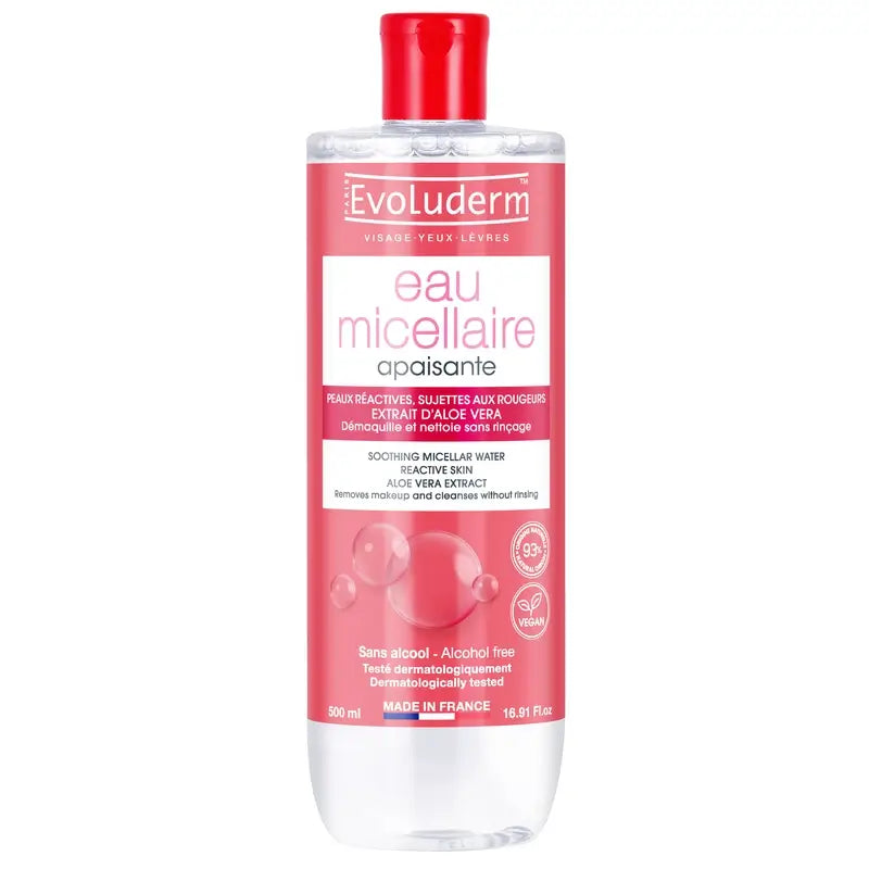 Evoluderm Micellar Water für reaktive Haut, 500 ml