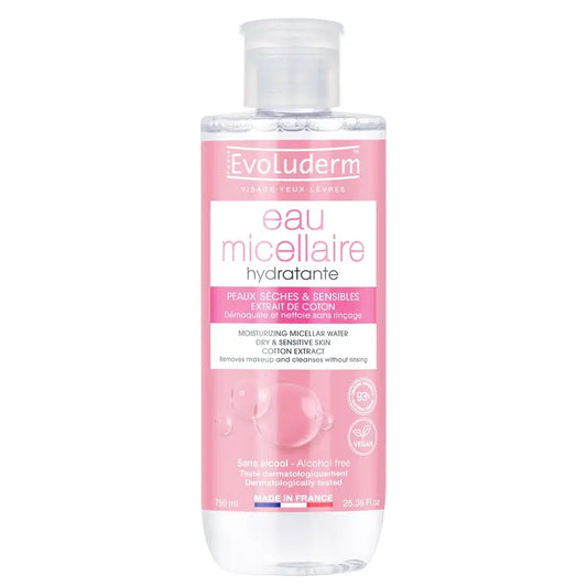 Evoluderm Cotton Micellar Water Cotton, 750 ml