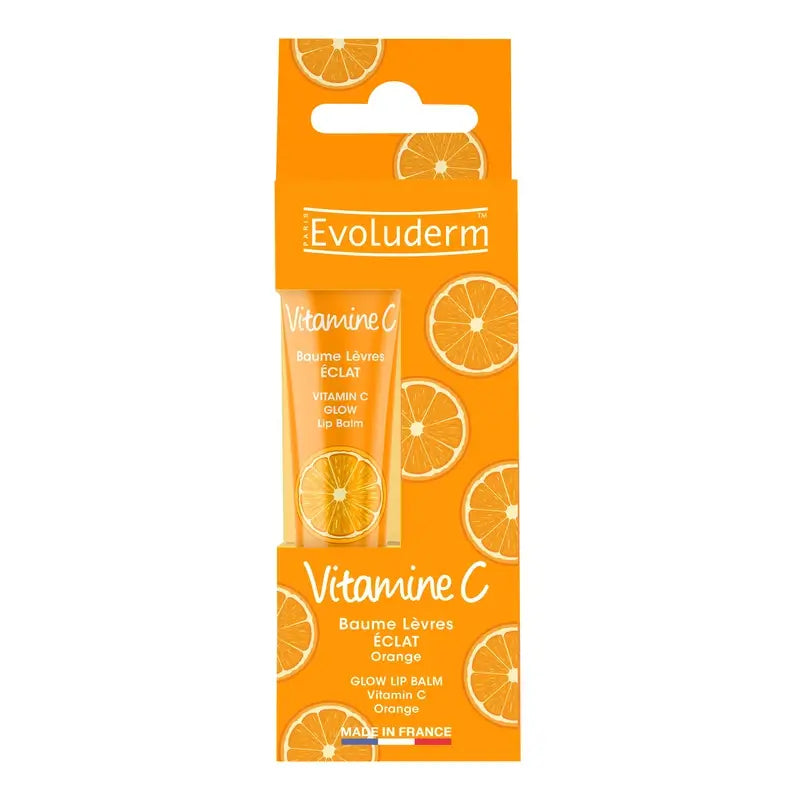 Evoluderm Lippenbalsam Glow - Orange / Vitamin C, 15 ml