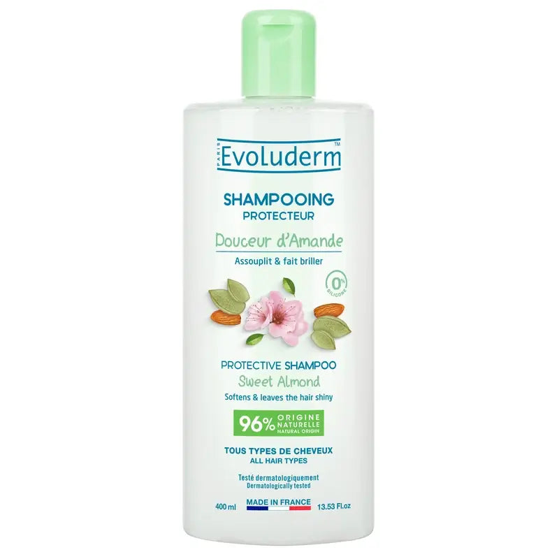 Evoluderm Süßmandel-Shampoo, 400 ml
